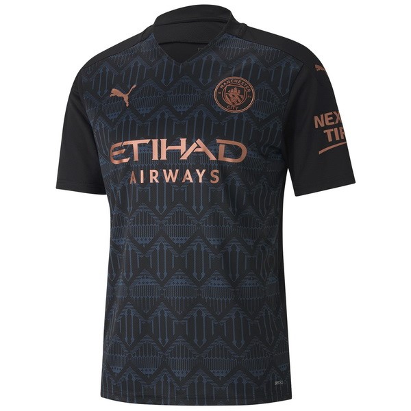 Camiseta Manchester City Segunda equipo 2020-21 Negro